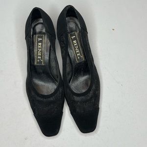 J. Renee women size 7 black Dress shoe